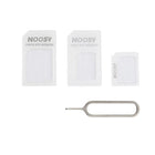 HURTEL Set of adapters for nano micro SIM cards Noosy + white key