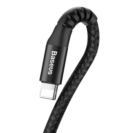 BASEUS Cable for Iphone spring USB - Lightning Fish Eye 1m black – image 5