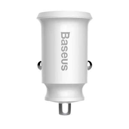 BASEUS Mini car charger for phone 2x USB Grain Car Charger black – image 13