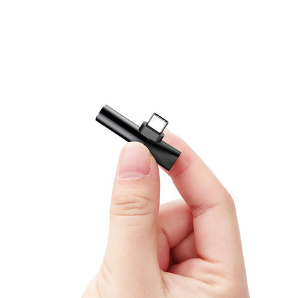 BASEUS Audio Converter L41 adapter from USB-C to USB-C port + Jack 3.5 mm black – image 10