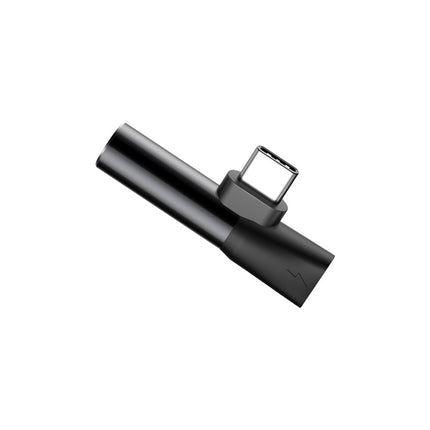BASEUS Audio Converter L41 adapter from USB-C to USB-C port + Jack 3.5 mm black – image 5