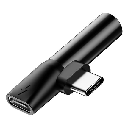 BASEUS Audio Converter L41 adapter from USB-C to USB-C port + Jack 3.5 mm black – image 6