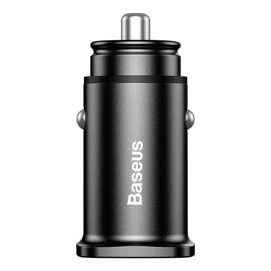 BASEUS Smart car charger Square 2x USB QC3.0 Quick Charge 3.0 SCP AFC 30W black