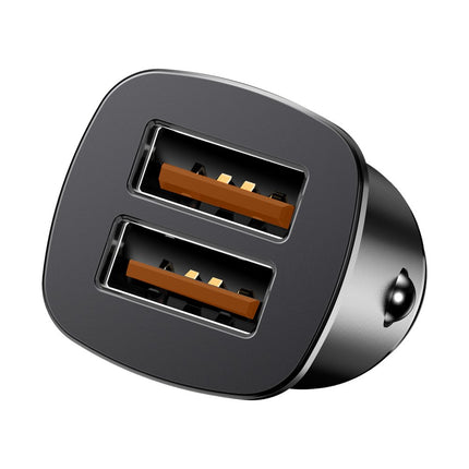 BASEUS Smart car charger Square 2x USB QC3.0 Quick Charge 3.0 SCP AFC 30W black – image 5