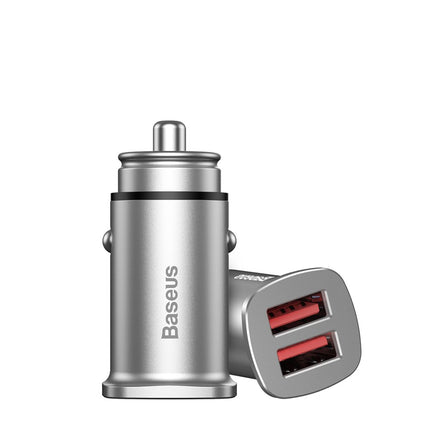 BASEUS Smart car charger Square 2x USB QC3.0 Quick Charge 3.0 SCP AFC 30W black – image 7