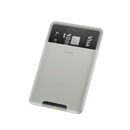 BASEUS Self-adhesive case for phone for credit card gray documents – image 2