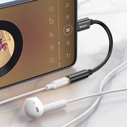 BASEUS Headphone adapter L54 from USB-C to 3.5mm DAC audio jack black – image 6