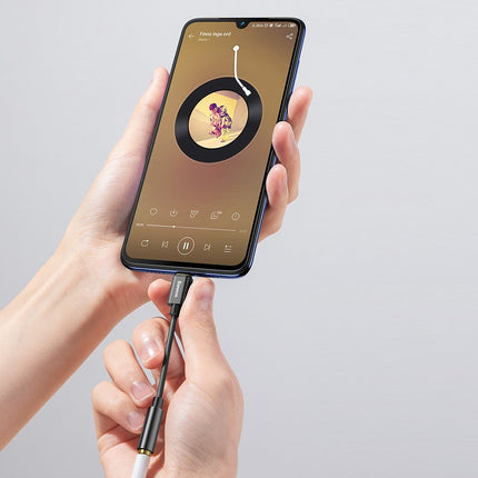 BASEUS Headphone adapter L54 from USB-C to 3.5mm DAC audio jack black – image 8