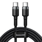 BASEUS Cafule Nylon cable USB-C Power Delivery 2.0 100W 20V 5A 2m grey