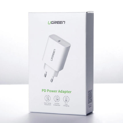 UGREEN USB Power Delivery 3.0 Quick Charge 4.0+ 20W 3A white network charger – image 5