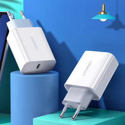 UGREEN USB Power Delivery 3.0 Quick Charge 4.0+ 20W 3A white network charger – image 9