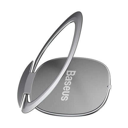 BASEUS Ultrathin self-adhesive handle ring stand for silver phone – image 5