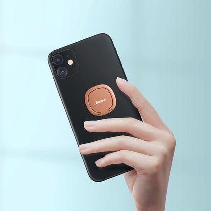 BASEUS Ultrathin self-adhesive handle ring stand for silver phone – image 17
