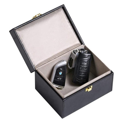 HURTEL Box blocking radio waves Faraday Box for keys phone card black – image 4