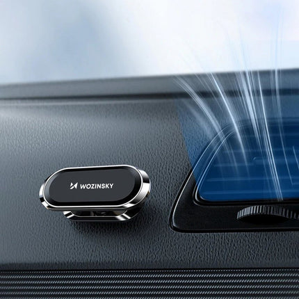 WOZINSKY Self-adhesive magnetic rotary motor handle 360 for silver dashboard – image 10