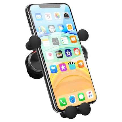WOZINSKY Telephone holder for gravity car for ventilation grill black – image 10