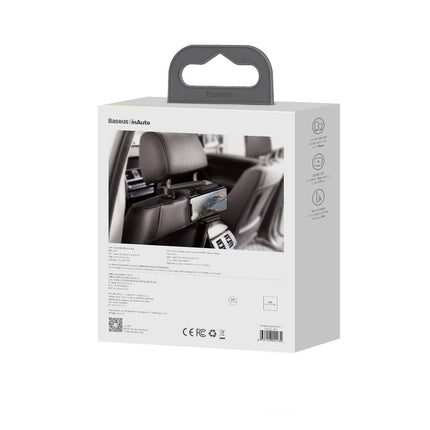 BASEUS Car handle for phone with headrest with Qi 15 W wireless charger – image 6