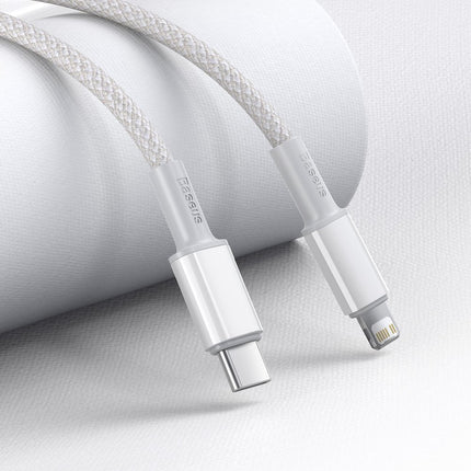 BASEUS Fast charging cable for iPhone USB-C - Lightning Power Delivery 20W 1m white – image 10