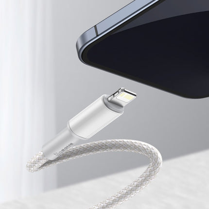 BASEUS Fast charging cable for iPhone USB-C - Lightning Power Delivery 20W 1m white – image 11