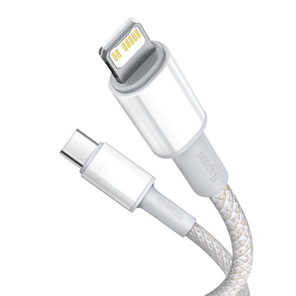 BASEUS Fast charging cable for iPhone USB-C - Lightning Power Delivery 20W 1m white – image 3