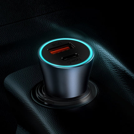 BASEUS USB-C car charger + USB 40W Golden Connector Pro gray – image 11