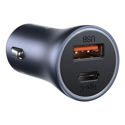 BASEUS USB-C car charger + USB 40W Golden Connector Pro gray – image 4