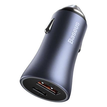 BASEUS USB-C car charger + USB 40W Golden Connector Pro gray – image 8