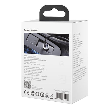BASEUS Car Charger for lighter socket Grain Pro 2x USB 4.8A white – image 6