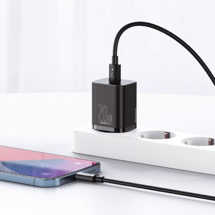 BASEUS Super Si 1C USB-C 20W Power Delivery black – image 11