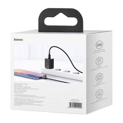 BASEUS Super Si 1C USB-C 20W Power Delivery black – image 7