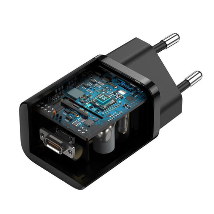 BASEUS Super Si QC PC Power Charger 25W 3A + USB-C cable 1m black – image 9