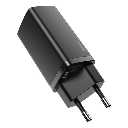 BASEUS Fast GaN2 Pro USB USB-C QC PD 65W black power charger – image 3