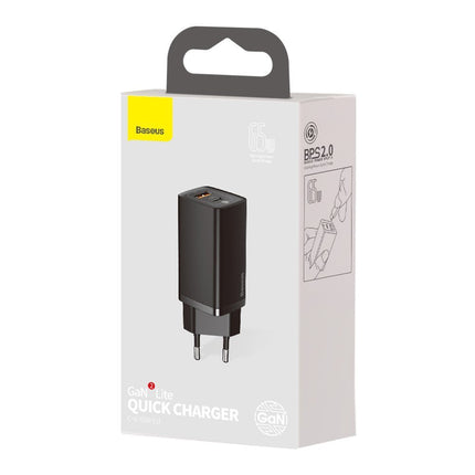 BASEUS Fast GaN2 Pro USB USB-C QC PD 65W black power charger – image 5