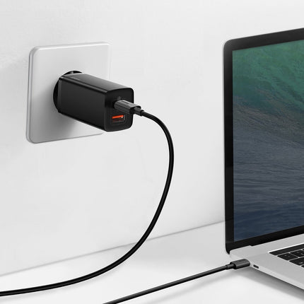BASEUS Fast GaN2 Pro USB USB-C QC PD 65W black power charger – image 9