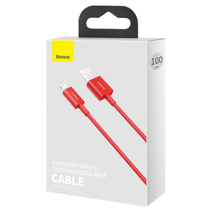 BASEUS Superior cable USB cable Iphone Lightning 2.4A 1m White – image 27