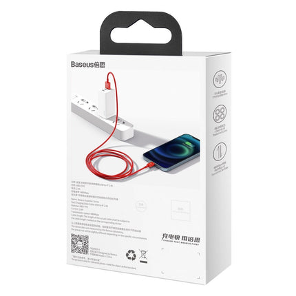 BASEUS Superior cable USB cable Iphone Lightning 2.4A 1m White – image 28