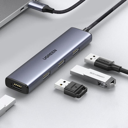 UGREEN USB-C hub-c splitter for 4x USB 3.2 silver – image 5