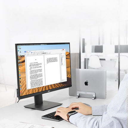UGREEN Vertical stand for MacBook laptop tablet aluminum silver – image 7