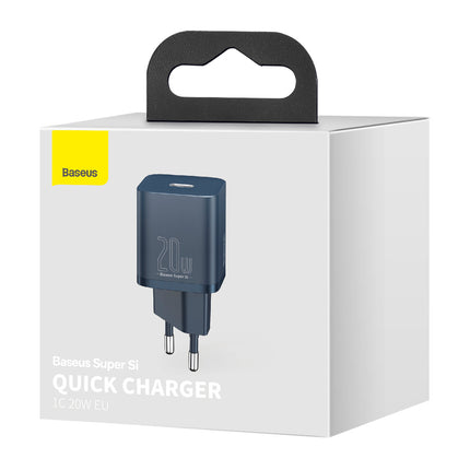BASEUS Super Si 1C fast USB-C 20W Power Delivery Blue – image 5