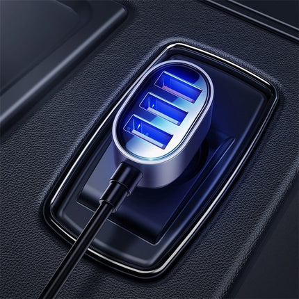 JOYROOM Fast car charger 5x USB 6.2A with extension black – image 4