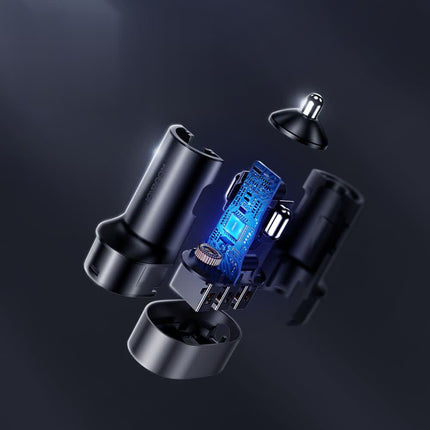 JOYROOM Fast car charger 5x USB 6.2A with extension black – image 9