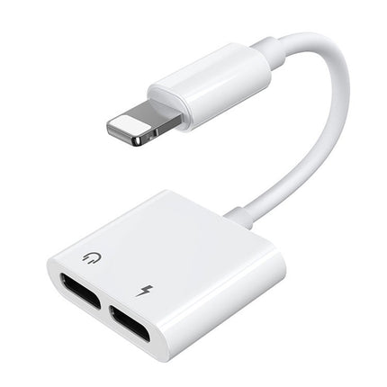 JOYROOM Adapter headphone adapter iPhone Lightning - 2x Lightning white