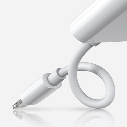 JOYROOM Adapter headphone adapter iPhone Lightning - 2x Lightning white – image 2