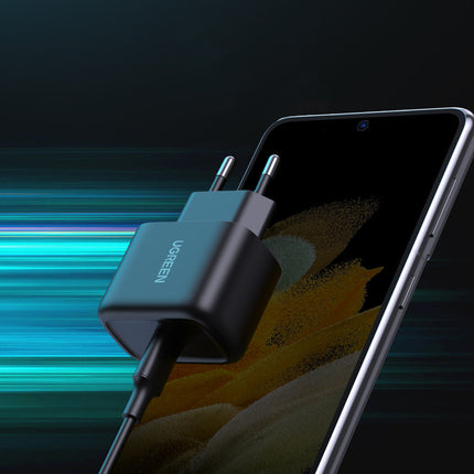 UGREEN USB-C 25W PD + USB-C 2m black power charger – image 5