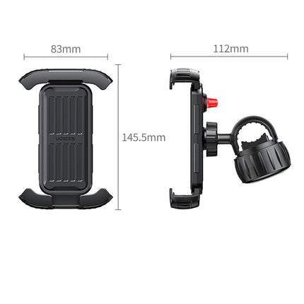 UGREEN Phone holder for bike motorcycle wheel universal black – image 2
