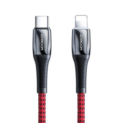 JOYROOM Cable for iPhone USB-C - Lightning Power Delivery 20W 2.4A 1.2m red
