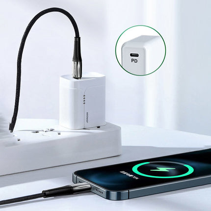 JOYROOM Cable for iPhone USB-C - Lightning Power Delivery 20W 2.4A 1.2m red – image 3