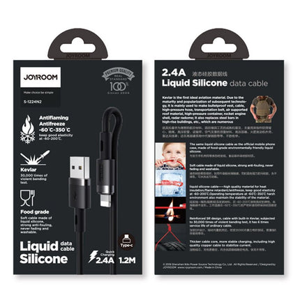 JOYROOM Cable for iPhone USB - Lightning 2.4A 1.2m black – image 4