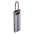 BASEUS Multifunctional HUB replicator USB-C Metal Gleam 11w1 gray