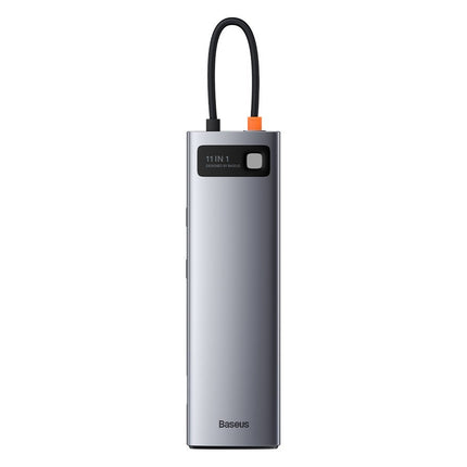 BASEUS Multifunctional HUB replicator USB-C Metal Gleam 11w1 gray – image 2